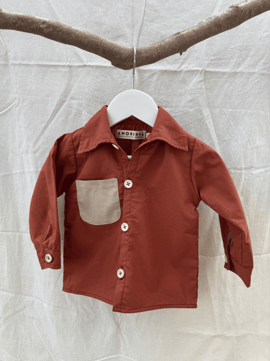 Camisa terracota liso