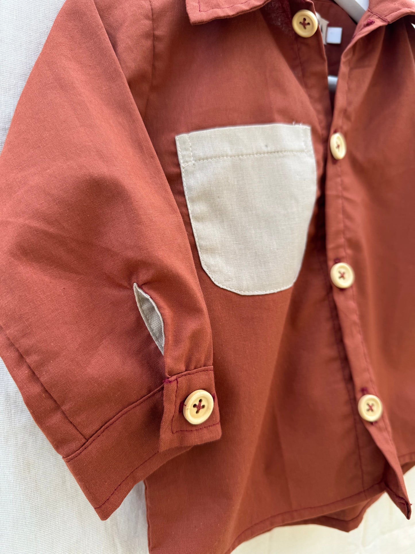 Camisa terracota liso