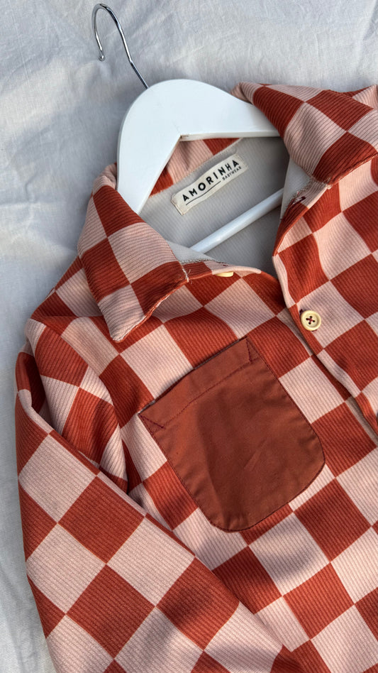 Camisa Xadrez Bombazine